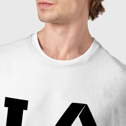 Мужская футболка хлопок Renault Love Classic, цвет белый - фото 6