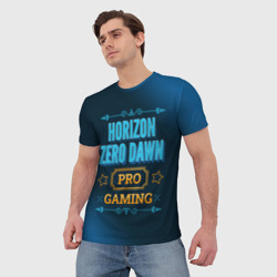 Мужская футболка 3D Игра Horizon Zero Dawn: pro Gaming - фото 2