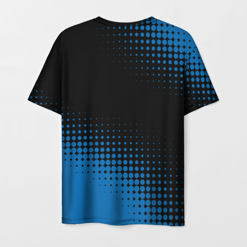 Мужская футболка 3D Inter абстракция, цвет 3D печать - фото 2
