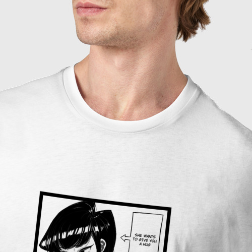 Мужская футболка хлопок с принтом Коми комикс, фото #4
