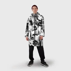 Дождевик унисекс 3D Komi san pattern У Коми проблемы с общением - фото 2