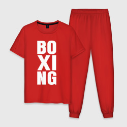 Мужская пижама хлопок Boxing classic