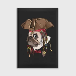 Ежедневник Мопс пират собака в шляпе