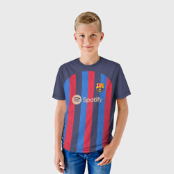Детская футболка 3D Барселона 22-23 - фото 2