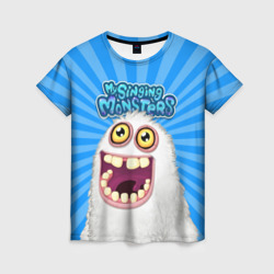 Женская футболка 3D My singing monsters Мамунт