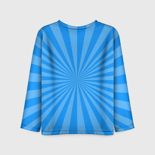 Детский лонгслив 3D с принтом My singing monsters Мамунт, вид сзади #1