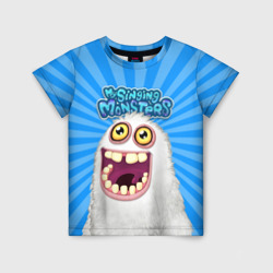 Детская футболка 3D My singing monsters Мамунт