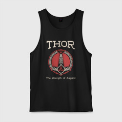 Thor strenght of Asgard – Мужская майка хлопок с принтом купить