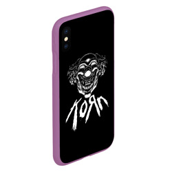 Чехол для iPhone XS Max матовый KoЯn Korn клоун - фото 2