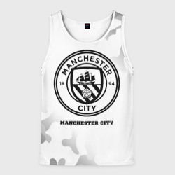 Мужская майка 3D Manchester City Sport на светлом фоне