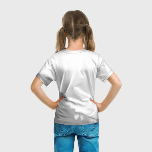 Детская футболка 3D Rust Glitch на светлом фоне, цвет 3D печать - фото 6