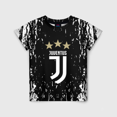 Детская футболка 3D Juventus Ювентус logo, цвет 3D печать