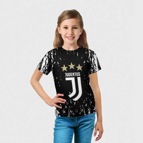 Детская футболка 3D Juventus Ювентус logo, цвет 3D печать - фото 5