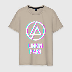 Светящаяся мужская футболка Linkin Park Glitch Rock