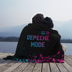 Плед 3D Depeche Mode Neon Gradient - фото 2