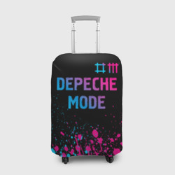 Чехол для чемодана 3D Depeche Mode Neon Gradient