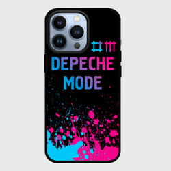 Чехол для iPhone 13 Pro Depeche Mode Neon Gradient