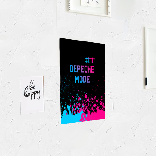 Постер Depeche Mode Neon Gradient - фото 3