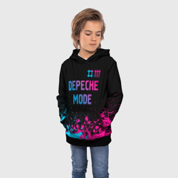 Детская толстовка 3D Depeche Mode Neon Gradient - фото 2