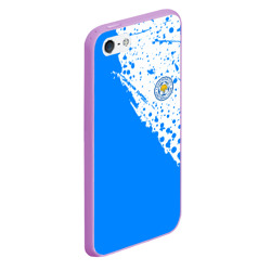 Чехол для iPhone 5/5S матовый Leicester city Лестер Сити - фото 2