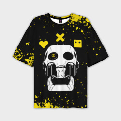 Мужская футболка oversize 3D Love Death and Robots Любовь Смерть и Роботы