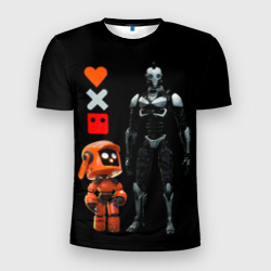 Мужская футболка 3D Slim Любовь Смерть и Роботы Love Death and Robots