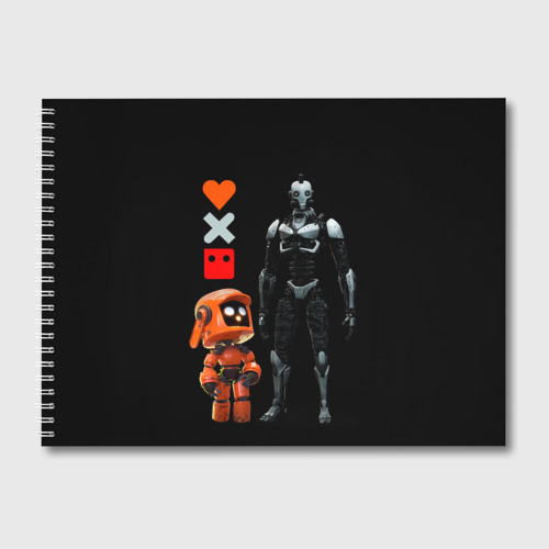 Альбом для рисования Любовь Смерть и Роботы Love Death and Robots