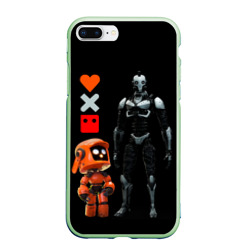 Чехол для iPhone 7Plus/8 Plus матовый Любовь Смерть и Роботы Love Death and Robots