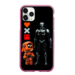 Чехол для iPhone 11 Pro Max матовый Любовь Смерть и Роботы Love Death and Robots