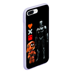 Чехол для iPhone 7Plus/8 Plus матовый Любовь Смерть и Роботы Love Death and Robots - фото 2