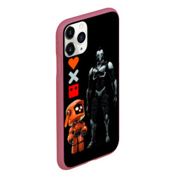 Чехол для iPhone 11 Pro Max матовый Любовь Смерть и Роботы Love Death and Robots - фото 2