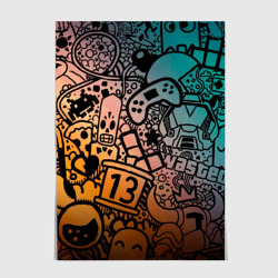 Постер Life is gaming