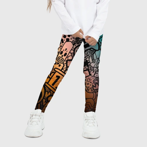 Детские леггинсы 3D Life is gaming - фото 3