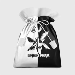 Подарочный 3D мешок Linkin Park логотип черно-белый
