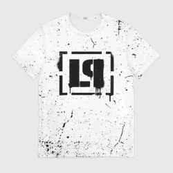 Мужская футболка 3D Linkin Park брызги краски