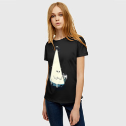Женская футболка 3D Дружелюбный пришелец - фото 2