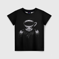 Детская футболка 3D Black Metal Coffee