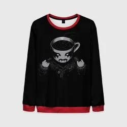 Мужской свитшот 3D Black Metal Coffee