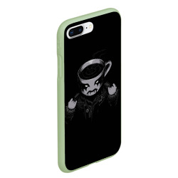 Чехол для iPhone 7Plus/8 Plus матовый Black Metal Coffee - фото 2