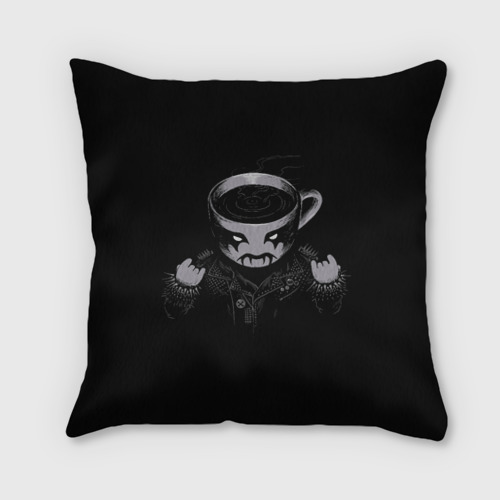 Подушка 3D Black Metal Coffee