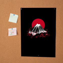 Постер Гора Фудзи Цветение сакуры - фото 2