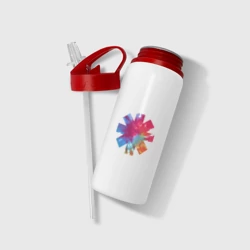 Бутылка для воды с трубочкой RHCP Color - фото 2