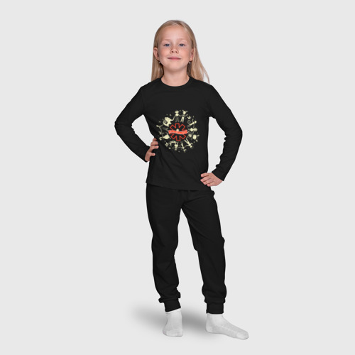 Детская пижама с лонгсливом хлопок RHCP Forever, цвет черный - фото 7