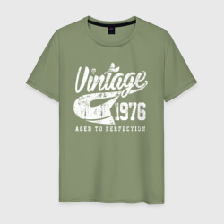 Мужская футболка хлопок Винтаж 1976 совершенный в возрасте