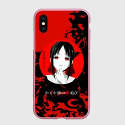 Чехол для iPhone XS Max матовый Love is war Госпожа Кагуя Синомия