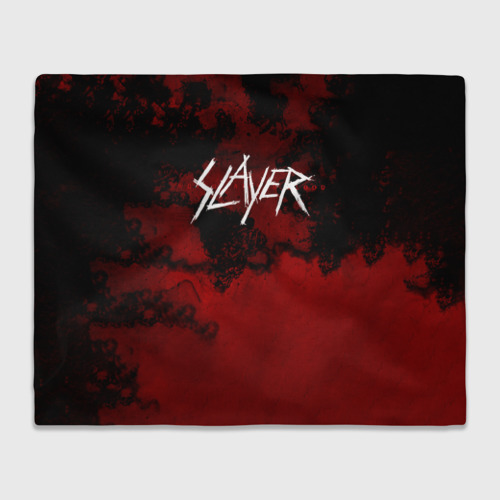 Плед 3D с принтом World Painted Blood - Slayer, вид спереди #2