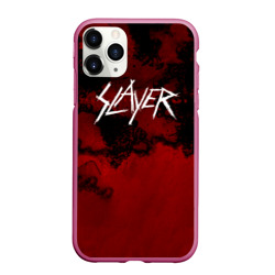 Чехол для iPhone 11 Pro Max матовый World Painted Blood - Slayer