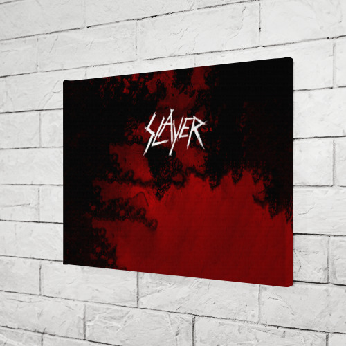Холст прямоугольный World Painted Blood - Slayer, цвет 3D печать - фото 3