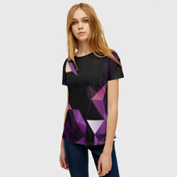 Женская футболка 3D Полигональная магия - фото 2