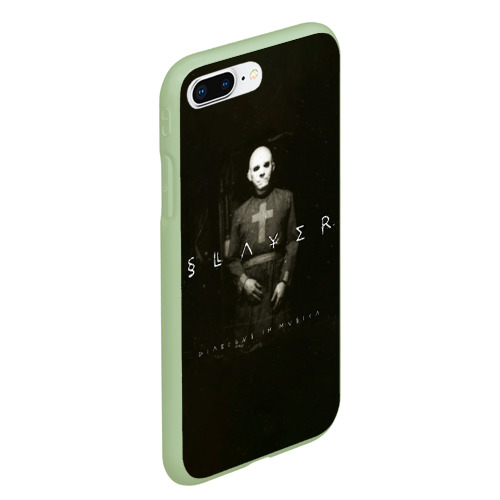 Чехол для iPhone 7Plus/8 Plus матовый Diabolus in Musica - Slayer, цвет салатовый - фото 3